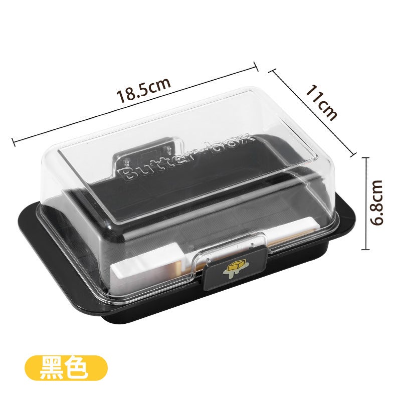 Butter Storage Box Cutting Sub-Packing Storage Box Refrigerator Fresh-Keeping Box Food Grade Frozen Cheese Cheese Slitting Knife - Image 1